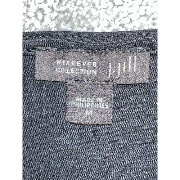 J. Jill Tunic Tank Top Womens Medium Colorblock Soft Knit Asymmetrical Hem - Picture 6 of 8